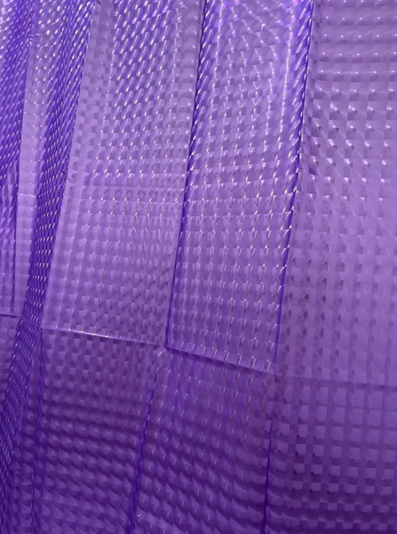 Штора для ванної та душу прозора 3D 180х180 фіолетова 279 Vin Kha фото
